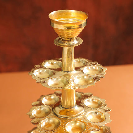 Brass Traditional Ganga Aarti (14 Inch)