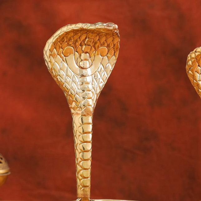 Brass Naag Design Abhishekam (12 Inch)