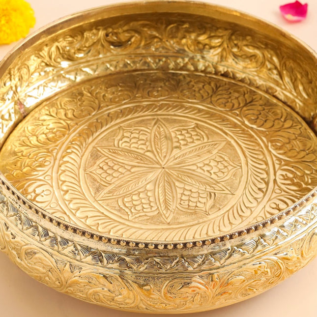 Brass Traditional Urli Bowl (3.2 Inch)