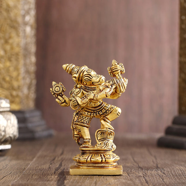 Brass Standing Varaha Lakshmi Idol (3.5 Inch)