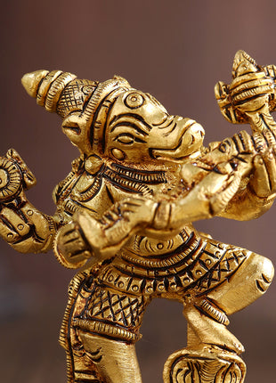 Brass Standing Varaha Lakshmi Idol (3.5 Inch)