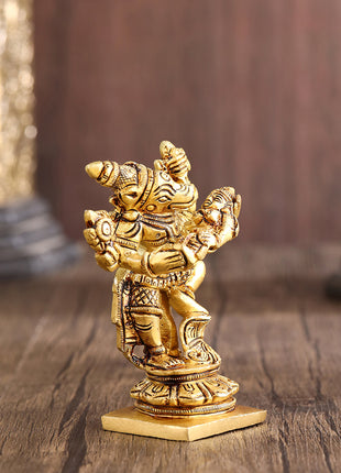 Brass Standing Varaha Lakshmi Idol (3.5 Inch)