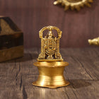 Brass Balaji Diya – Divine Craftsmanship for Your Sacred Space (4 Inch)