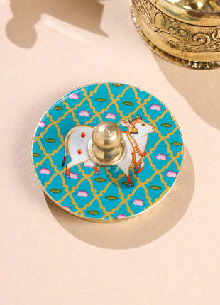 Brass Pichwai Sindoor Box pair (1.8 INCH)