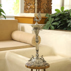 Height - 15.5 inch (5.5 x 5.5 x 15.5 inch) ; weight - 750 gram
