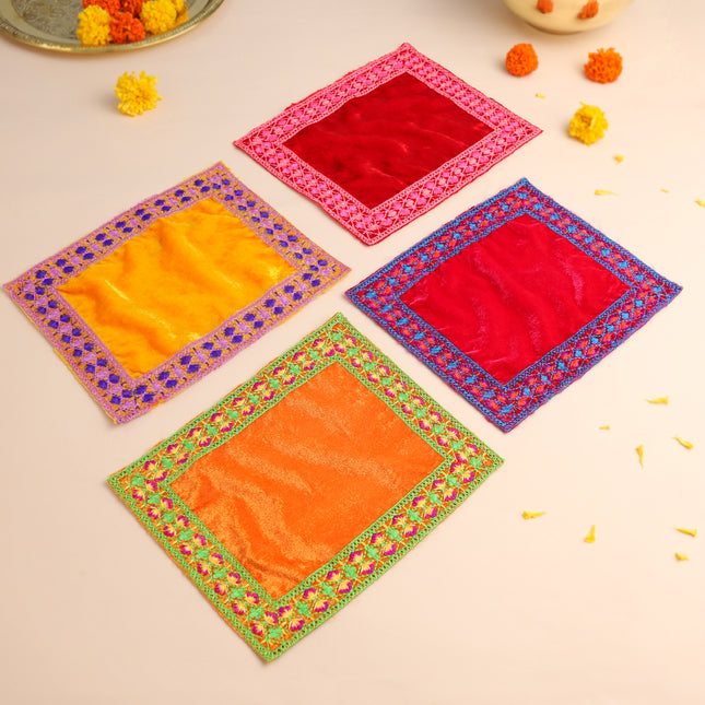 Embroidered Pooja Asana