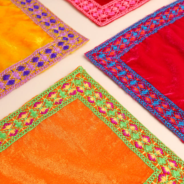 Embroidered Pooja Asana