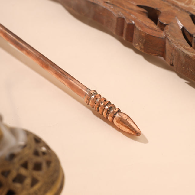 Copper Shiva'S Damru Trishul With Naag (25 Inch)