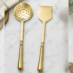 Set of 2 {Skimmer Ladle (Jhara) + Turner Ladle (Palta)}