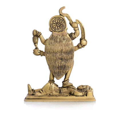 Brass Standing Kali Maa Idol
