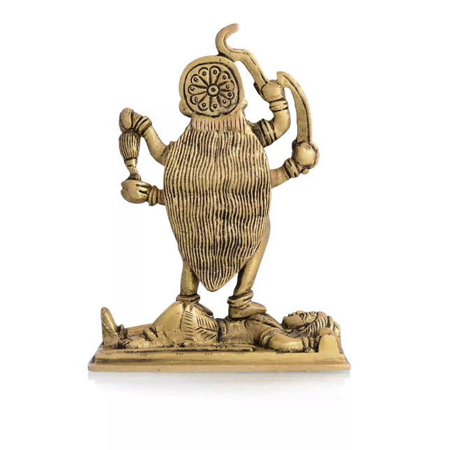 Brass Standing Kali Maa Idol