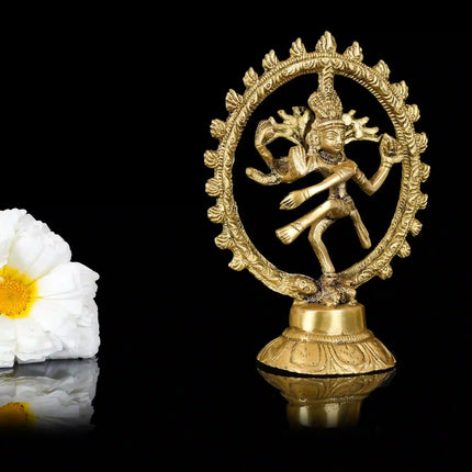 Brass Nataraja Dancing Shiva Statue