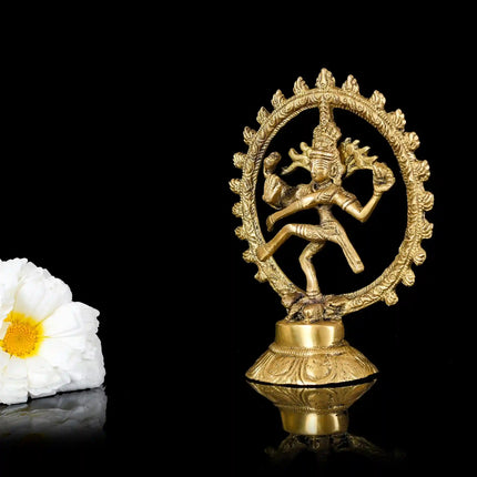 Brass Nataraja Dancing Shiva Statue