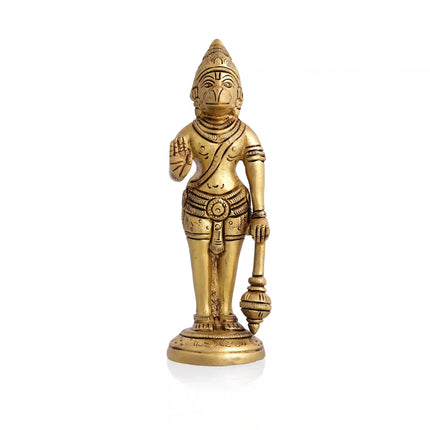 Brass Standing Hanuman Superfine Idol (5.3 Inch)