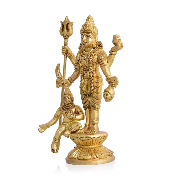Brass Superfine Standing Mahalasa Narayani Idol (5.3 Inch)