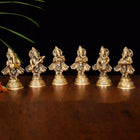 Brass Musical Standing Ganesha Set (6 Inch)