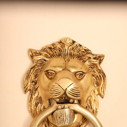 Brass Lion Door Knocker