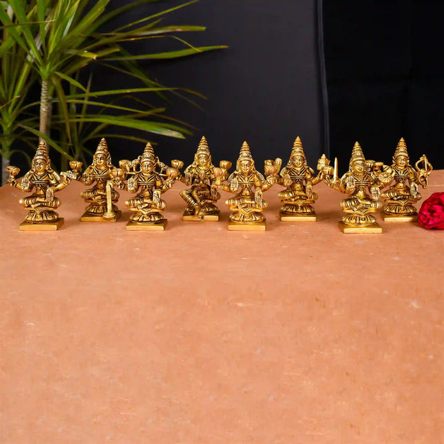 Brass Superfine Ashtalakshmi Set