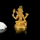 Brass Sitting Lord Shiva Idol (5 Inch)