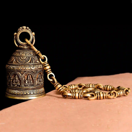 Brass Superfine Lakshmi Wall Hanging Temple Bell