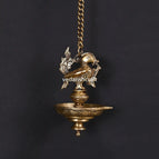 SINGLE PETAL DIYA - HEIGHT - 26.5 INCHES; WEIGHT - 620 GRAMS