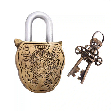 Brass Door Lock With Brass Keys