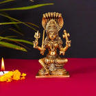 Brass Sitting Karumari Amman Superfine Idol (6 Inch)