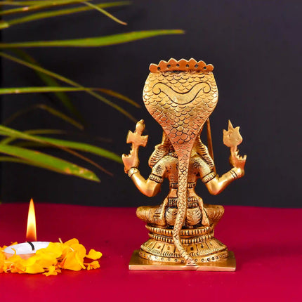 Brass Sitting Karumari Amman Superfine Idol (6 Inch)