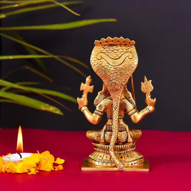Brass Sitting Karumari Amman Superfine Idol (6 Inch)