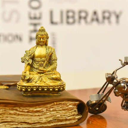 Polyresin Sitting Buddha Meditation Statue (4.5 Inch)
