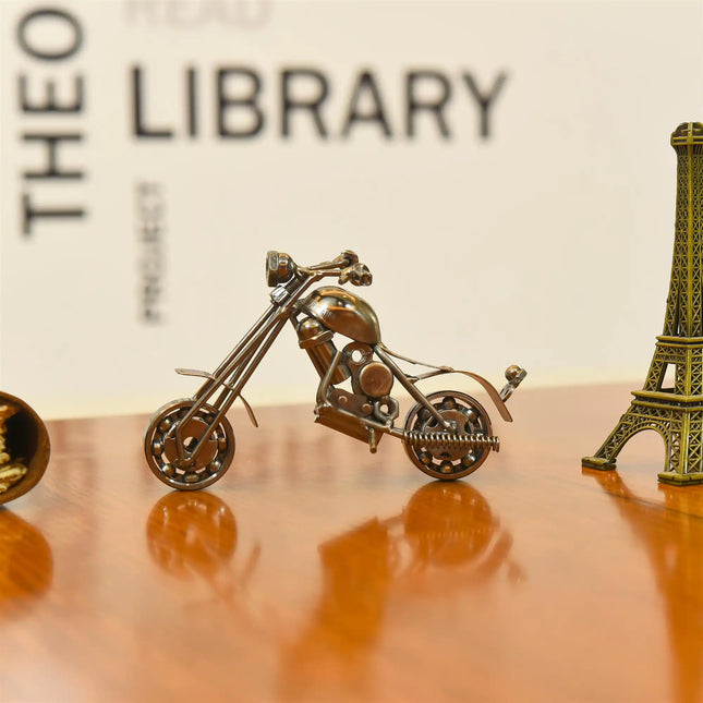 Metal Handmade Miniature Bike (4 Inch)