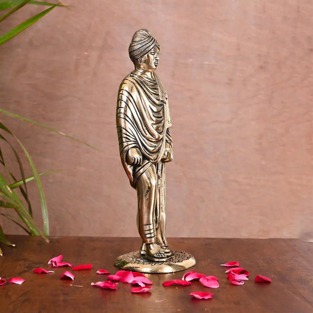 Brass Swami Vivekananda Statue (10 Inch)