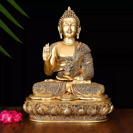 Brass Superfine Blessing Buddha (23 Inch)