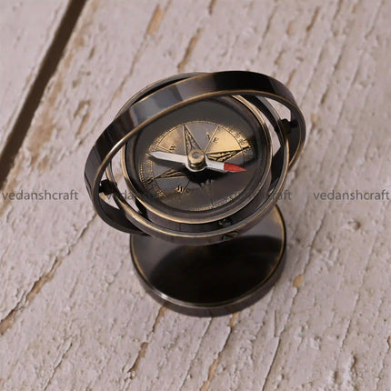 Brass Rotating Compass (4 Inch)