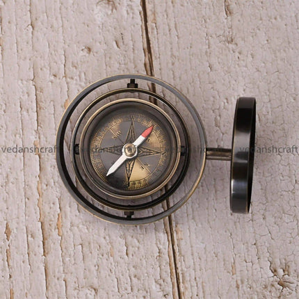 Brass Rotating Compass (4 Inch)