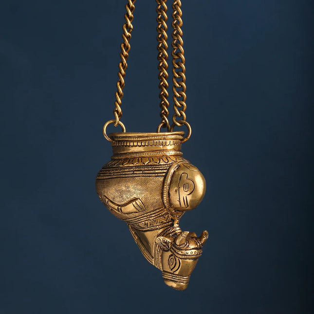 Brass Nandi Gangajali (19 Inch)