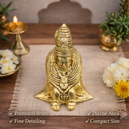Brass Tulja Bhavani Idol