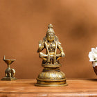 Brass Lord Ayyappa/Ayyappan Idol (8 Inch)