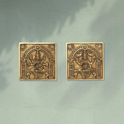 Brass Superfine Ashtalakshmi Wall Hanging Set