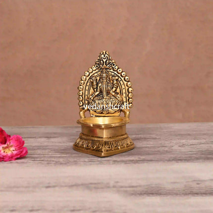 Brass Lakshmi Diya (4.5 Inch)