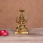 Brass Sitting Karumari Amman Idol (6 Inch)