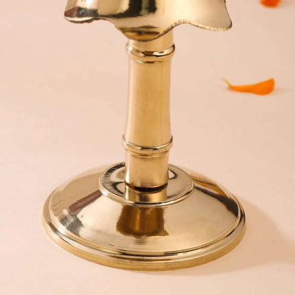 Brass Akhand Lotus Diya