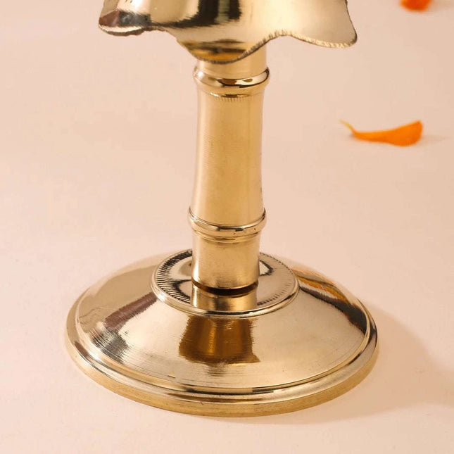 Brass Akhand Lotus Diya