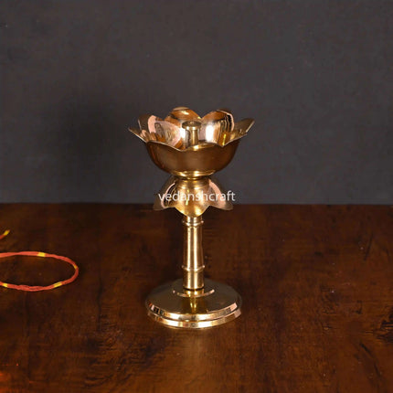 Brass Akhand Lotus Diya