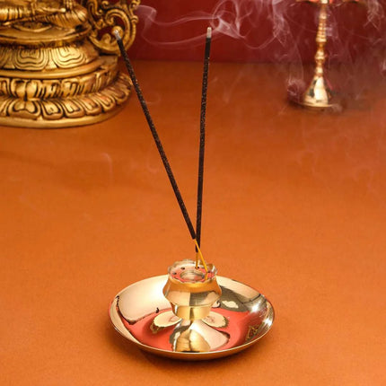 Brass Incense Holder/Agardan (3.2 Inch)