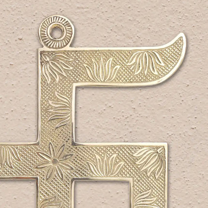 Brass Swastik Wall Hanging