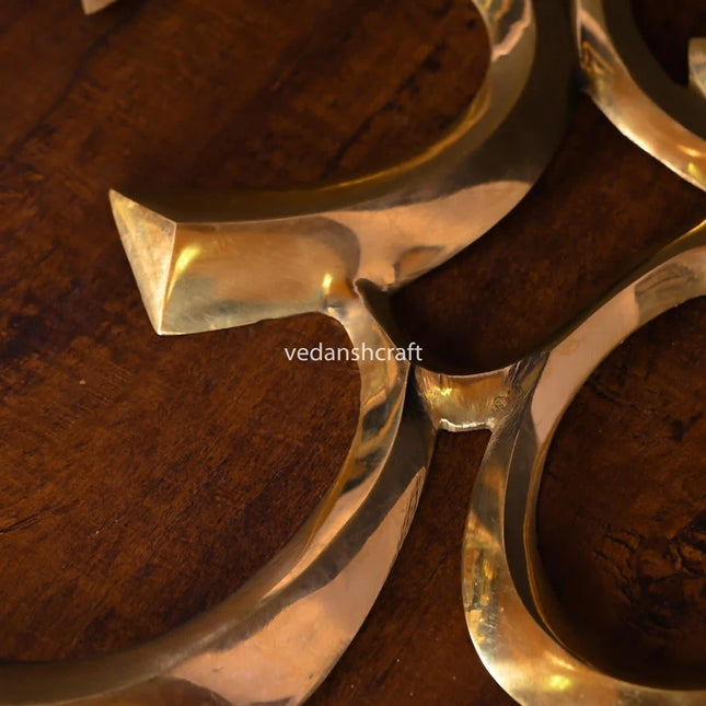 Brass Divine Om Wall Hanging