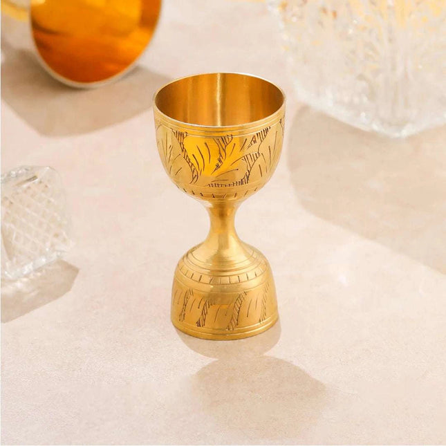Brass Jigger (Alcohol/Peg Measure) 30/60Ml (4 Inch)