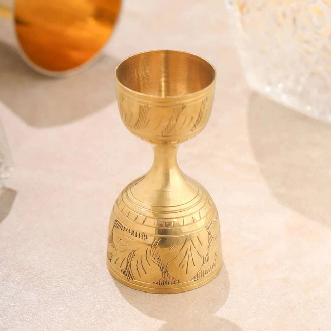 Brass Jigger (Alcohol/Peg Measure) 30/60Ml (4 Inch)