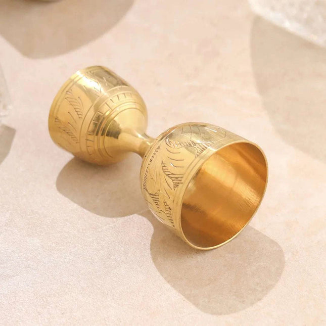 Brass Jigger (Alcohol/Peg Measure) 30/60Ml (4 Inch)